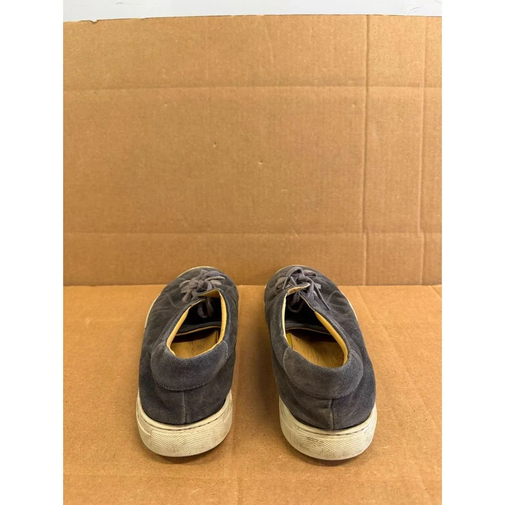 Myrqvist Oaxen Suede Leather Low Top Sneakers Dark Grey Men's Size 45 EU